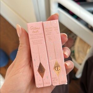 2 Charlotte Tilbury Pillow Talk Diamonds Glossy Lipstick - lucky diamonds